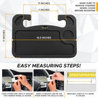 EcoNour Car Tray for Laptop Mount with Pen Holder | Food Tray for Eating with Drinks Holder | Car Tray for Laptop Mount with Pen Holder | Food Tray for Eating with Drinks Holder | Multipurpose Travel Car Accessories - Image 5