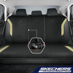 Skechers Memory Foam Car Seat Covers, Air Cool Mesh Thick Seat Covers, Car Seat Full Sets Airbag Compatible, Automotive Comfort Protection for Most Cars,Vans,Trucks, SUVs,Beige - Image 3