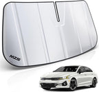 MZS Windshield Sun Shade Compatible with K5 2021-2026 | 6-Layer Heat Insulation, 99% UV Blocking, Keeps Interior Cool, Full Coverage Visor, Foldable Car Window Sunshade, Storage Bag by MZS