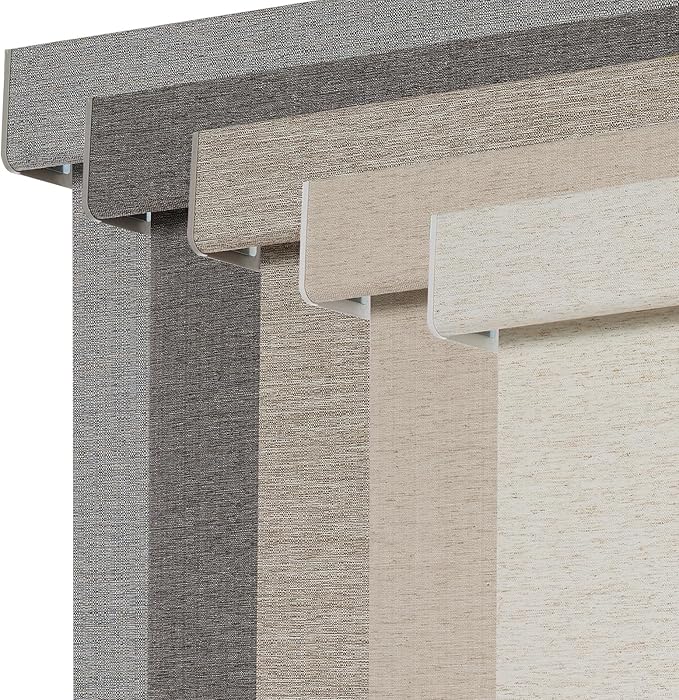 Persilux Blackout Roller Shades for Window Blinds,Cordless,Linen Fabric,Thermal Insulated Fabric UV Protection Shades for Home,Office,Bedroom,Door,Blackout-Cream,22 1/2" W X 72" H by PersiluxHome