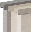 Persilux Light Filtering Roller Shades for Window Blinds,Cordless,Linen Fabric,Thermal Insulated Fabric UV Protection Shades for Home,Office,Bedroom,Door,Light Filtering-Light Brown,34" W X 64" H by PersiluxHome