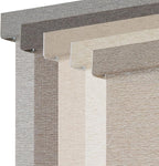 Persilux Light Filtering Roller Shades for Window Blinds,Cordless,Linen Fabric,Thermal Insulated Fabric UV Protection Shades for Home,Office,Bedroom,Door,Light Filtering-Light Brown,32" W X 72" H by PersiluxHome