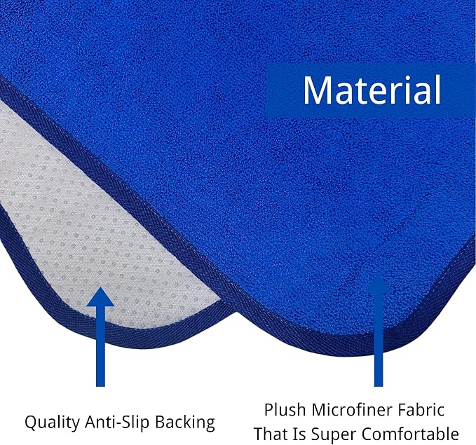 Waterproof Car Seat Cover for Front Seats, Protector for Cars SUVs Trucks, Sweat Towel Seat Covers Bucket for Gym,Workout,Beach,Hiking,Running and Swimming(Blue, 2PCS) - Image 4