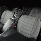 2 Pack Leather Front Car Seat Covers,Bottom Seat Covers for Cars,Driver Car Seat Cover,Luxury Seat Protectors,Waterproof,Anti-Slip,Full Wrap,for Most Vehicles,Sedan,Truck,SUV(Grey) - Image 4