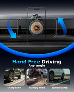 ZBF Magnetic Wireless Charging Car Phone Holder with 15W Fast Charging & Strong Vacuum Suction, 360° Rotatable Dashboard & Windshield Mount for Magsafe iPhone 17/16/15/14/13 Android Galaxy S24/S23/S22 - Image 6