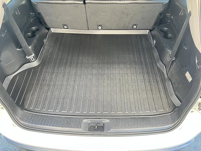 Premium Cargo Liner for Toyota Highlander SUV 2014-2019 - 100% Protection - Custom Fit Car Trunk Mat - All-Season Black Cargo Mat - 3D Shaped Laser Measured Trunk Liners for Toyota Highlander by EcoLinerUSA