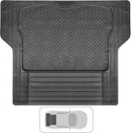 VaygWay Heavy Duty Cargo Liner Trunk Floor Mat – All Weather Trunk Protection Floor Mat - Black Rubber Trimmable Durable Cargo Auto Mat – Universal Fit Car SUV Truck Auto by VaygWay